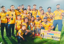 डे-नाइट मुकाबले में पीएमसी बना चैंपियन, टाइगर क्लब को 74 रन से दी शिकस्त