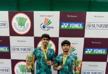 उत्तर प्रदेश के अर्श मोहम्मद का बालक युगल में गोल्डन शॉट