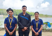 रोइंग : उत्तर प्रदेश की रूपल व अभया ने महिला डबल स्कल्स में जीता कांसा