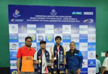 बैडमिंटन में उत्तर प्रदेश ने दो गोल्ड सहित जीते तीन मेडल