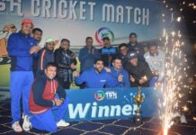 टीएसएच ने सीपी इलेवन पर दर्ज की 4 विकेट से शानदार जीत