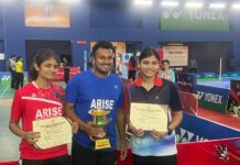 ऑल इंडिया सीनियर रैंकिंग बैडमिंटन में यूपी की सोनाली महिला युगल उपविजेता