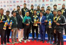 38वें राष्ट्रीय खेल : यूपी की पुरुष कबड्डी टीम ने जीता स्वर्ण पदक