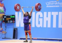 38वें राष्ट्रीय खेल : पूर्णिमा पाण्डेय ने वेटलिफ्टिंग में जीता रजत पदक