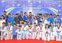राष्ट्रीय फेडरेशन कप ताइक्वांडो में उत्तर प्रदेश को दूसरा स्थान