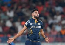 आईपीएल मैच नं. 19 : गुजरात टाइटंस ने लगाई जीत की हैट्रिक, सिराज, गिल और वॉशिंगटन का शानदार प्रदर्शन