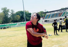 जैवलिन थ्रो में दीपक शर्मा व प्रज्ञा जैन ने मारी बाजी