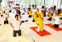 “एक पृथ्वी, एक स्वास्थ्य के लिए योग करें” के संदेश को अपनाएं : डा. दिनेश शर्मा