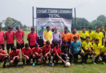 अविनाश चतुर्वेदी फुटबॉल: मॉन्टफोर्ट, डीएवी और सीएमएस ने दर्ज की शानदार जीत