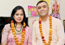 डॉ. हेमंत और आरती मोहन विश्व हिंदू महासंघ उ.प्र. की चिकित्सा प्रकोष्ठ के प्रदेश अध्यक्ष व महामंत्री चुने गए