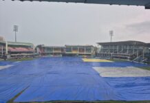 ग्रीनपार्क दिन भर बारिश में भीगा, भारत-आस्ट्रेलिया ए टीमों के बीच पहला वन डे बिना खेल के रद्द