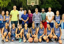 लखनऊ सब जूनियर बालिका बास्केटबॉल टीम चयनित