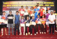 ऑल इंडिया सीनियर रैकिंग बैडमिंटन : यूपी की मानसी सिंह महिला व हरियाणा के राघव चैंपियन