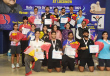 शीर्ष वरीय खिलाड़ियों को पछाड़ते हुए सिद्धार्थ व अमोलिका बने एकल चैंपियन