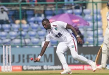 वेस्टइंडीज टीम के तेज गेंदबाज जायडेन सील्स को अपनी मैच फीस का 25 फीसदी अंश गंवाना पड़ा