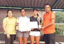 यूपी की मिराया व दिल्ली की मानवी की जोड़ी ने जीता बालिका युगल खिताब