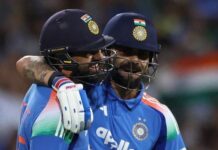 रो.को. में है अभी काफी दम, रोहित के शतक और कोहली के अर्द्धशतक से भारत ने आस्ट्रेलिया को धोया