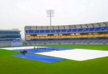 रणजी ट्रॉफी : खराब ड्रैनेज सिस्टम के चलते यूपी-बड़ौदा मुकाबले का पहला दिन धुला, दिन भर मैदान सुखाने में लगे रहे ग्राउंड्समैन