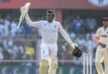 गुवाहाटी टेस्ट : मुतुसामी और मार्को जानसेन ने साउथ अफ्रीका को 489 रनों तक पहुंचाया