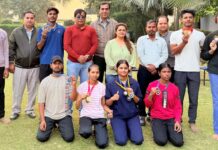 अवध इंस्टीट्यूट ऑफ नर्सिंग स्पोर्ट्स फेस्टिवल में शिवम गुप्ता ने जीते चार खिताब