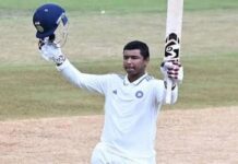 मेघालय के खिलाफ रणजी मैच में वैभव सूर्यवंशी के बल्ले से उठा तूफान, सिर्फ 67 गेंदों पर ठोक दिए 93 रन