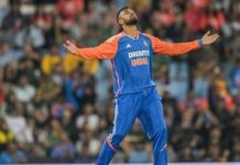 हार्दिक पांड्या, तिलक वर्मा की ताबड़तोड़ बल्लेबाजी के बाद वरुण चक्रवर्ती की करिश्माई गेंदबाजी से भारत जीता