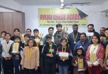 कड़े मुकाबले में शनि कुमार सोनी बने रैपिड शतरंज चैंपियन