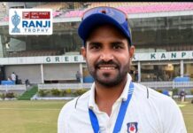 रणजी ट्रॉफी : विदर्भ का खेल बिगाड़ सकती है यूपी, शिवम मावी के कहर से पहली पारी का स्कोर टाई