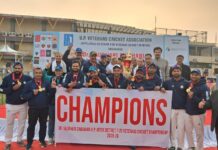 डॉ. गौरहरि सिंहानिया यूपी वेटरन्स क्रिकेट में बरेली बना चैम्पियन