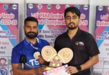 यूटीटी पैरा सीनियर टेबल टेनिस चैंपियनशिप : टीएसएच के शिवम पाल राष्ट्रीय चैंपियन