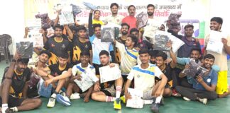 केडी सिंह बाबू स्टेडियम के हैंडबॉल ट्रेनीज ने जीते दोहरे खिताब