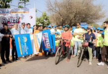 फिटनेस के लिए जागरूकता: आरएसजी स्टेडियम में वॉकाथॉन, जुम्बा और योग सत्र आयोजित