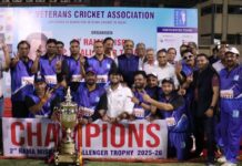 चैलेंजर ट्रॉफी में गोल्डी इलेवन चैंपियन