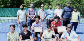 लामार्टिनियर लॉन टेनिस फैसिलिटी के अनुरुद्ध कुमार ने जीते दोहरे खिताब