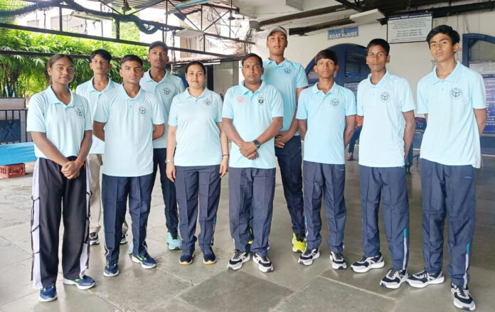 Uttar Pradesh Sub-Junior Rowing Team at Kolkata