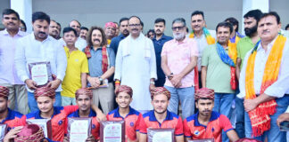 गांव-गांव पहुंचेगा वॉलीबाल और नेट, ग्रामीण प्रतिभाओं को मिलेगा आगे बढ़ने का मौका : ब्रजेश पाठक