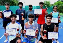 बालिका एकल में आशी शमशेरी चैंपियन, रोहिन राज-सात्विक गुप्ता युगल विजेता