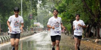 फ्रीडम रन में दौड़ा लखनऊ, कुलदीप-प्रेमलता ने 10 किमी में मारी बाजी