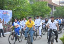 अहमदाबाद में संडे ऑन साइकिल ने दिया फिटनेस और स्वस्थ जीवनशैली का संदेश