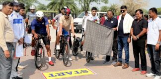 उत्तर प्रदेश राज्य रोड साइक्लिंग ट्रायल में 80 खिलाड़ियों ने दिखाया दमखम